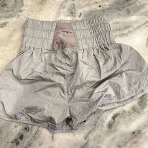 Free People “The Way Home” shorts - size M - grey / silvery color